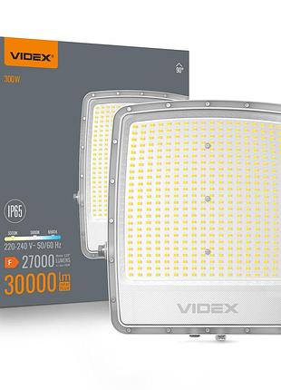 Led прожектор videx f5 300w 3000-5000-6500k 230v white (vl-f5-300cw)