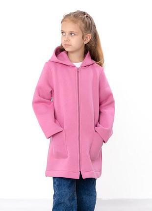 Кардіган кофта для дівчинки, трьохнитка на флісі, 104см, 110см, 116см, 122см, 128см, 134см