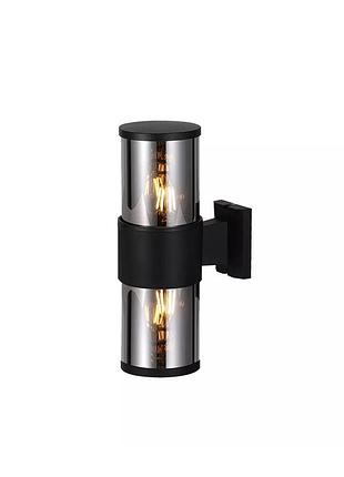 Светильник фасадный violux bacardi-2d 2х40w е27 ip54 черный