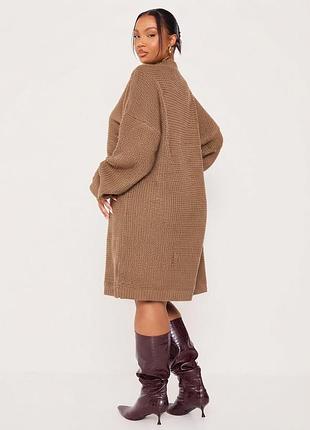 Крута, тепла жіноча сукня від boohoo 🤎 7