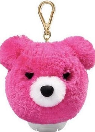 Чехол для санитайзера bath & body works pink bear sanitizer holder