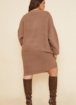 Крута, тепла жіноча сукня від boohoo 🤎 3