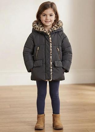 Дитяча зимова куртка -пуховик zara kids розрахована на вік 6 років (рост 116 см).