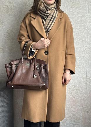 Шикарне вовняне пальто zara