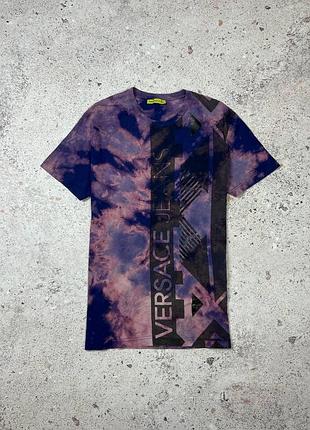 Рідкісна футболка versace jeans tie-dye custom graphic t-shirt