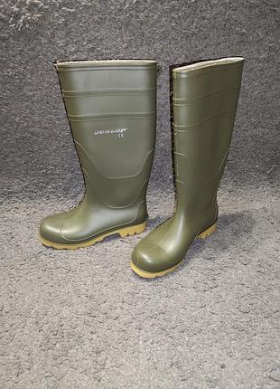 Женские резиновые сапоги dunlop, размер 39