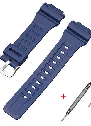 Ремінець для casio ae-1000w dark blue si