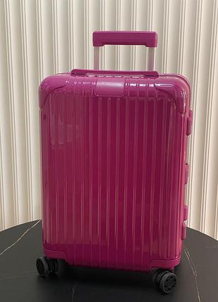 Чемодан rimowa essential  magenta 2026 для ручної клади /валіза ручна поклажа
