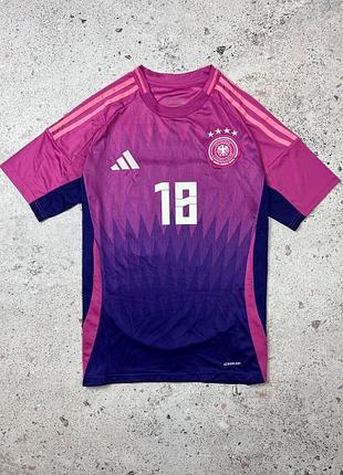 Офіційна ігрова футболка збірної німеччини adidas germany euro 2024 away mittelstädt 18