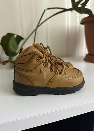 Черевики дитячі nike manoa коричневі, розмір 23,5