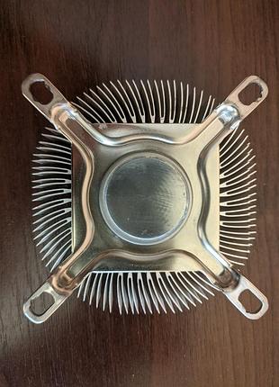 Низькопрофільний радіатор від боксового кулера для процесора intel socket 775 1155 1156 1200