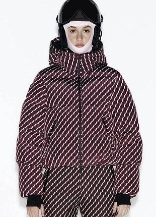 Пуховик water resistant windproof recco® technology ski collection, лижна куртка zara ski collection, 8073/023/681