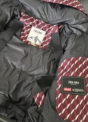 Пуховик water resistant windproof recco® technology ski collection, лижна куртка zara ski collection, 8073/023/681 10