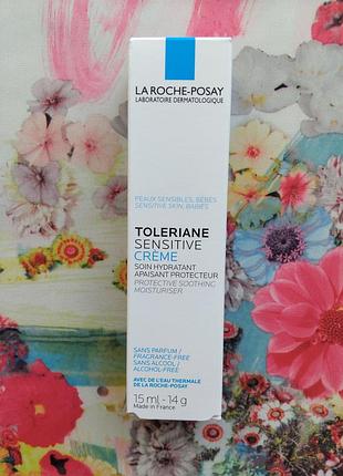 La roche-posay toleriane sensitive cream 
пребиотический увлажняющий крем для защиты и успокоения нормальной и комбинированной чувствительной кожи