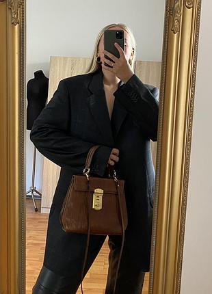 Піджак у клітинку з вовни розмір l/xl преміум бренд ermenegildo zegna