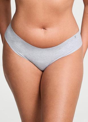 Бесшовные хлопковые трусики тонг victoria's secret
