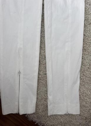 Брюки жіночі massimo dutti білі 4