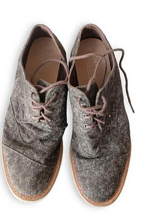 Туфли слипоны брогги оксфорды toms usa