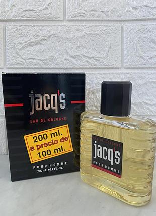 Jacq’s pour homme 200 мл мужской одеколон