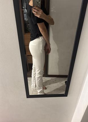 Брюки жіночі massimo dutti білі 7