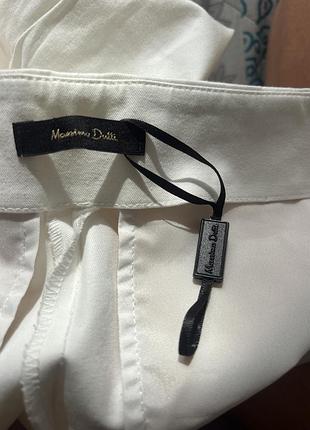 Брюки жіночі massimo dutti білі 8