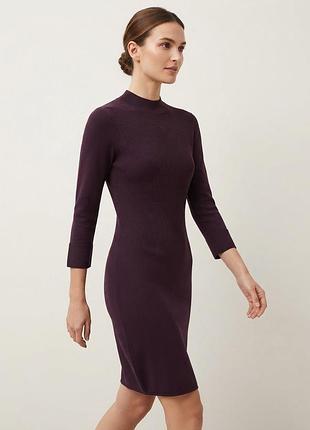 Осеннее трикотажное мини платье reiss No136/1