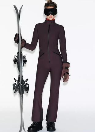 Комбінезон ski collection water resistant windproof recco® technology, лижний комбінезон zara ski collection