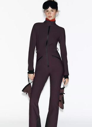 Комбінезон ski collection water resistant windproof recco® technology, лижний комбінезон zara ski collection 2