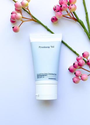 Глубоко очищающая пенка с низким ph pyunkang yul low ph pore deep cleansing foam