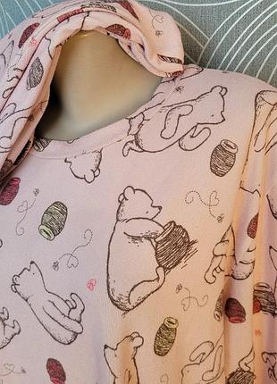 8xl винни пух большая мягкая классная пижама  - свитшот и брюки с карманами