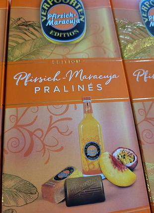 Цукерки verpoorten pralines milk chocolate персик маракуя liquor 120g