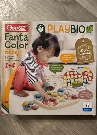 Игрушка-мозаика quercetti play bio fantacolor baby 21 элемент
