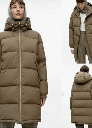 Брендовый зимний пуховик arket