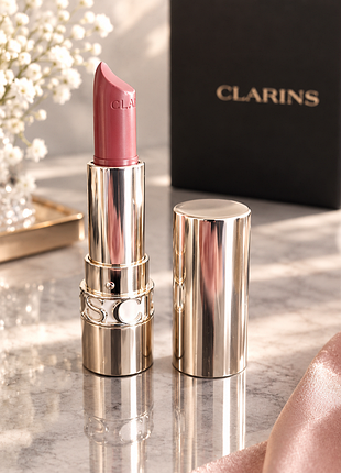 Оригинальная помада clarins joli rouge No750 lilac pink - розовый оттенок