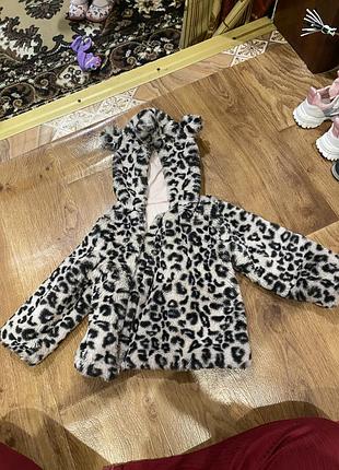 Куртка або пальто або шуба або верхній одяг для дитини 80-86 см теплий.  на осінь чи весну