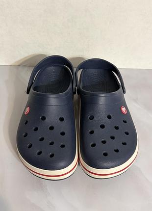 Шльопанці унісекс crocs classic clog темно-сині