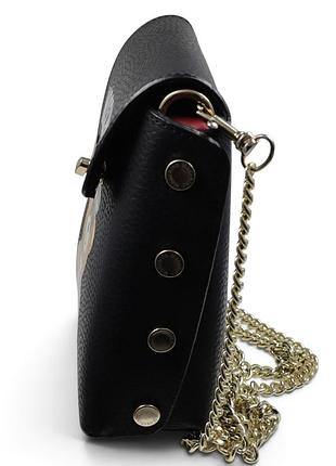Сумки жіночі moschino чорна 6