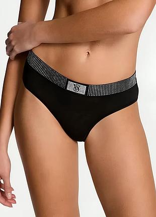 Женские трусики хипхаггеры victoria's secret со стразами