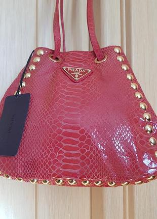 Сумка prada новая сумка кисет кожаная сумка prada