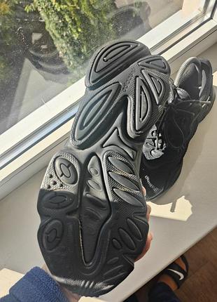 Черные красовки кожа adidas 9