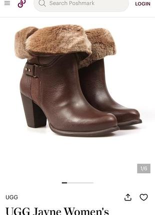 Ботильоны полусапожки кожаные ugg jayne 10