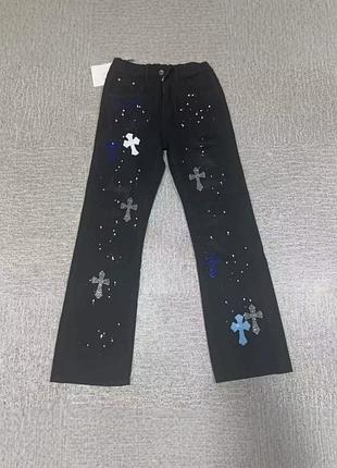 Chrome hearts джинси baggy y2k