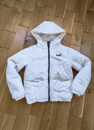 Куртка дитяча puma біла