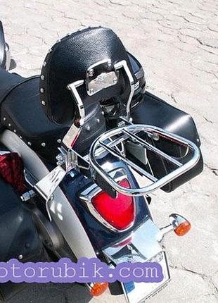 Багажник к оригинальной спинке suzuki intruder c1800 / c109, хром