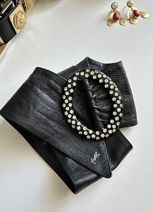 Вінтажний колекційний ремінь,пояс ysl.