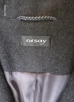 Пальто сіре  класичне. тм orsay 5