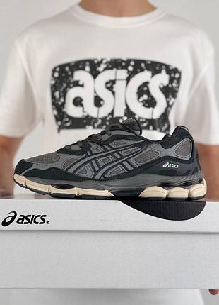 Термо кросівки asics gel-nyc gtx m grey beige