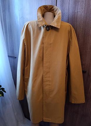 Тренч чоловічий колір-гірчичний harry brown london pp xl плащівка водостійка
