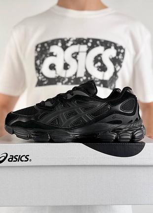 Термо кросівки asics gel-nyc gtx m triple black