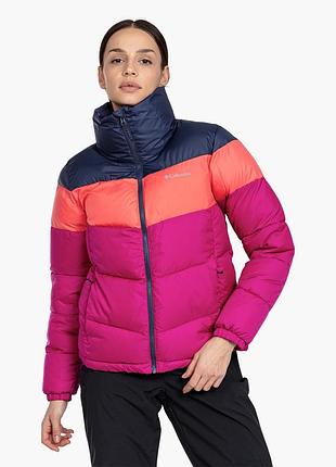 Куртка зимова columbia puffect color blocked jacket